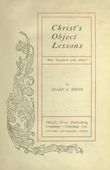 Christ's Object Lessons — book cover